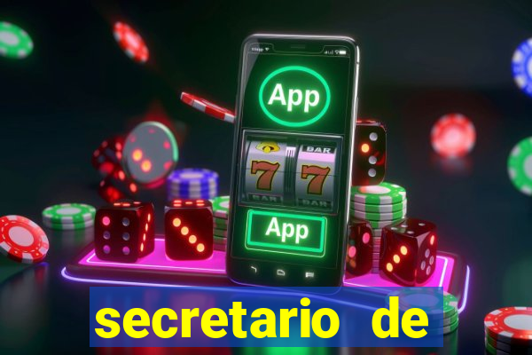 secretario de esporte salario